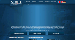 Desktop Screenshot of groupe-streit.com