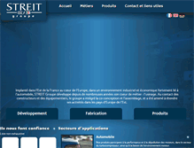 Tablet Screenshot of groupe-streit.com